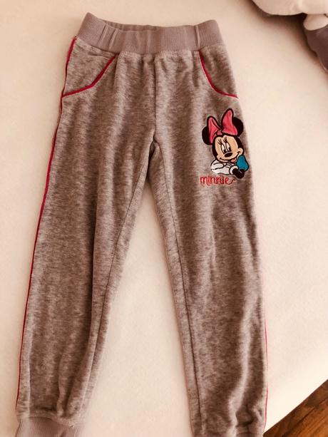 Velúrové tepláky s minie mouse, 110