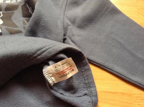 Modro-sivá mikinka s kapuckou, 4-5r., ladybird,110