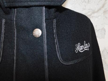 Damsky trendy vlneny kabatik, 38