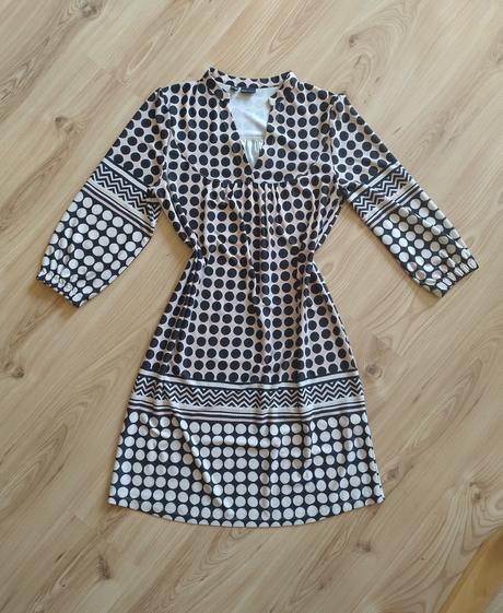 Bodkované retro šaty, bonprix,m