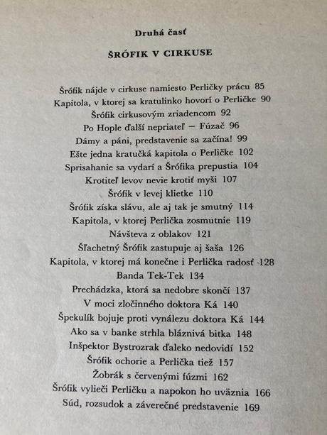 Šrófikove dobrodružstvá -prvé vydanie 1981, 