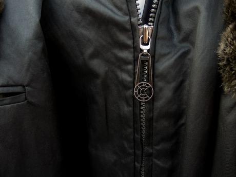 Nepremokavý a teplý zimný kabát, xl