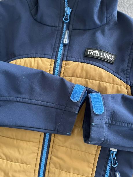 Trollkids softshellová detská bunda lysefjord 110, trollkids,110
