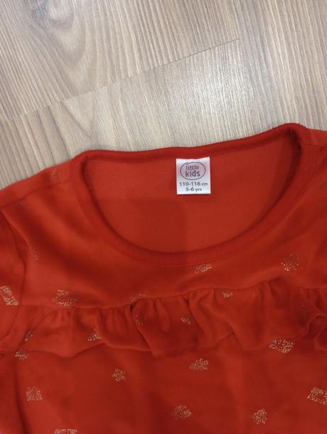 Teplé plyšové pyžamá 110/116, pepco,110