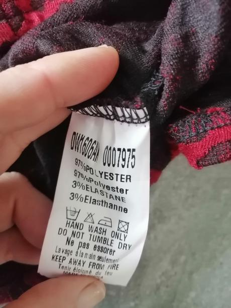 Čiernočervené šaty ax paris, v42-44, 42