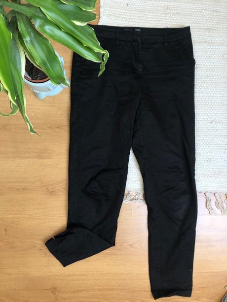 Elegantné čierne nohavice dámske, f&f,36