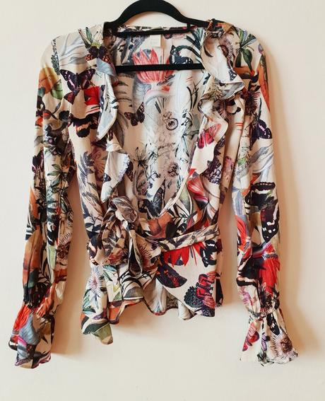 Dámska blúzka s volánmi, h&m,36