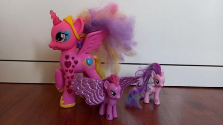 3x konik my little pony cadance, 