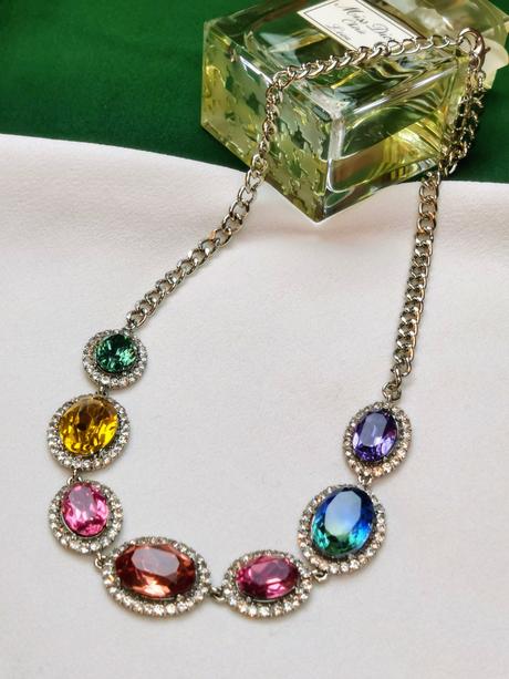 Bijou brigitte - náhrdelník s farebnými kryštálmi, bijou brigitte