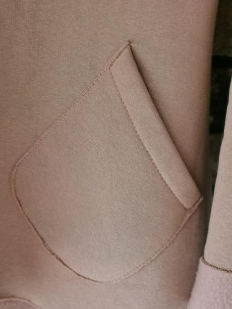 Dámsky upletovy kabátik pončo, l