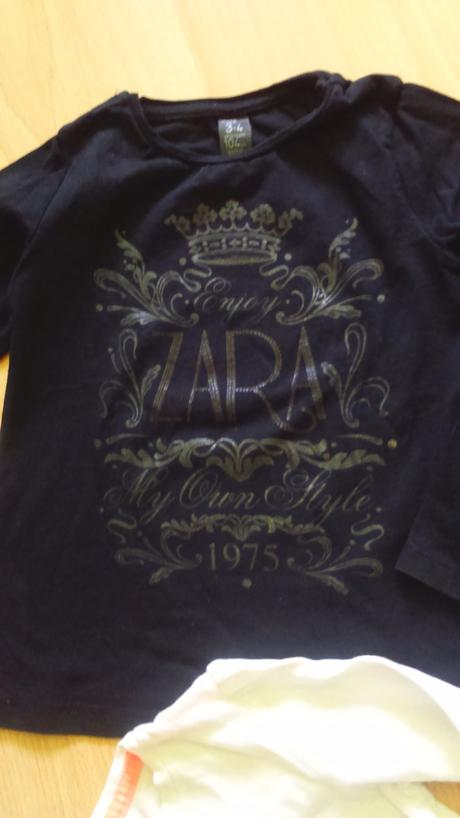 Tričká, mikina, 3 kusy, zara,104