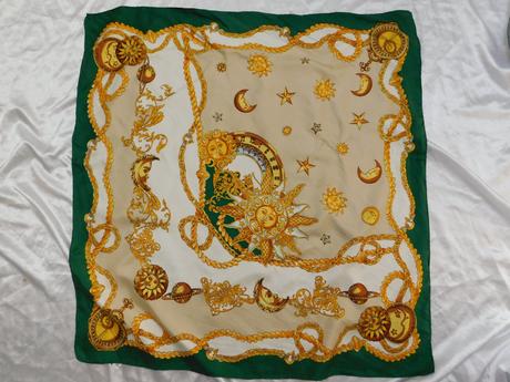 Kvalitná elegantná hodvabna šatka, xl