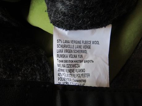 Parádna vlnená bunda s kapucňou, cmp,l