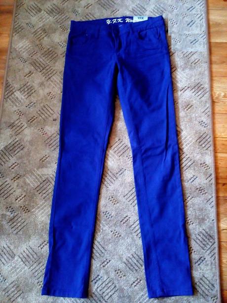 Nohavice strečové, s