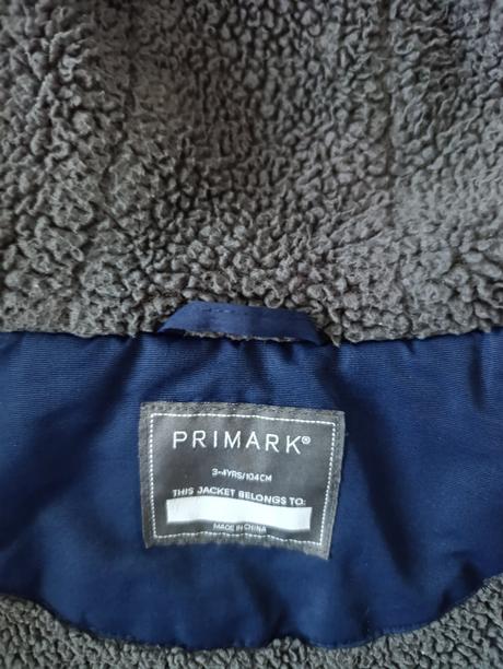 Zimná bunda primark 104, primark,104