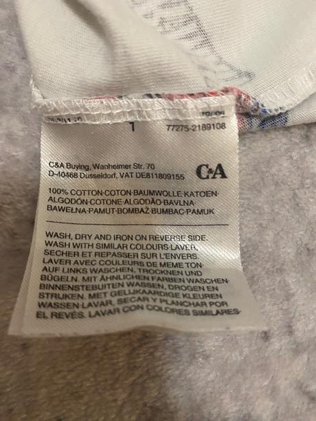 Tričko spiderman, c&a,104