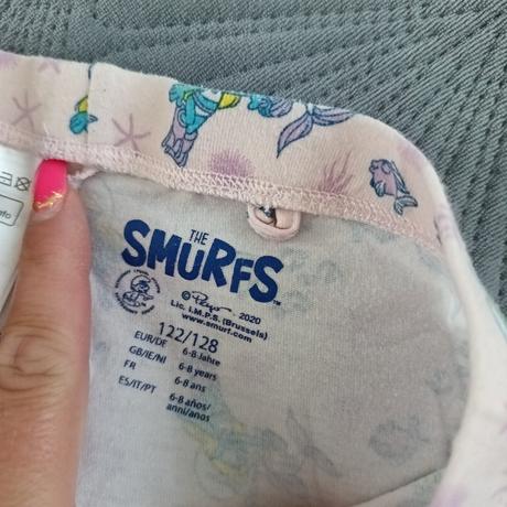 Ružové legíny so šmolinkami, 128