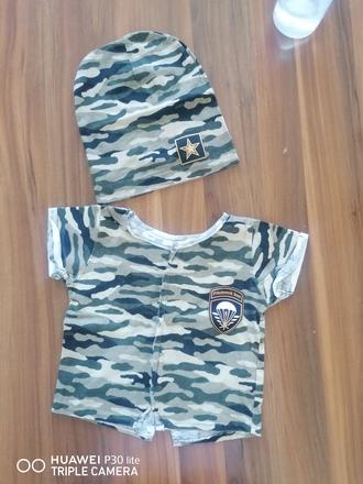 Beee tričko a čiapočka 68, 68