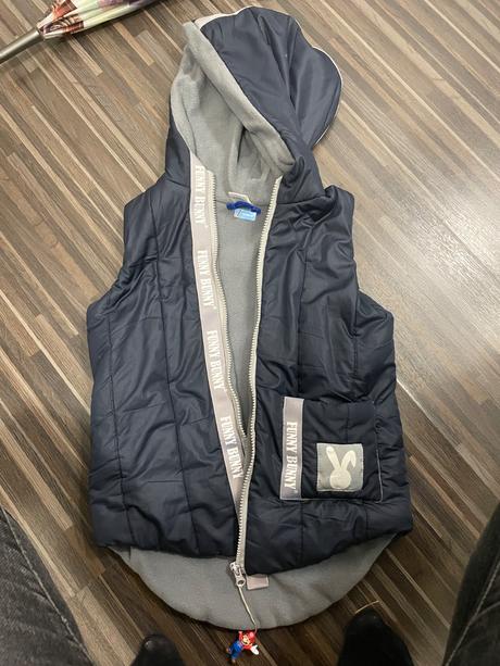 Štýlová vesta funny bunny šedá, funny bunny,110