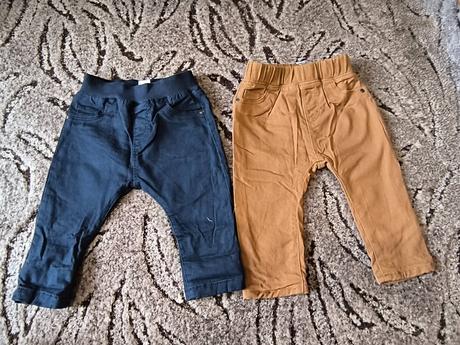 Zateplené nohavice h&m 68,74, h&m,74