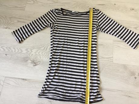 Pásikavé tričko s 3/4 rukávmi, topshop,xs