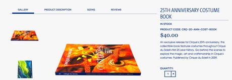 Cirque du soleil - kniha kostýmov,