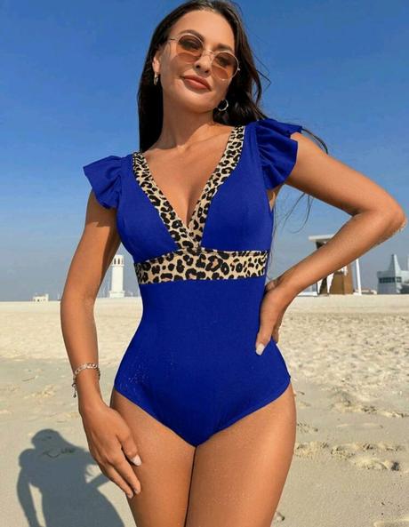 Plavky celé s volanmi, l / m / s / xl