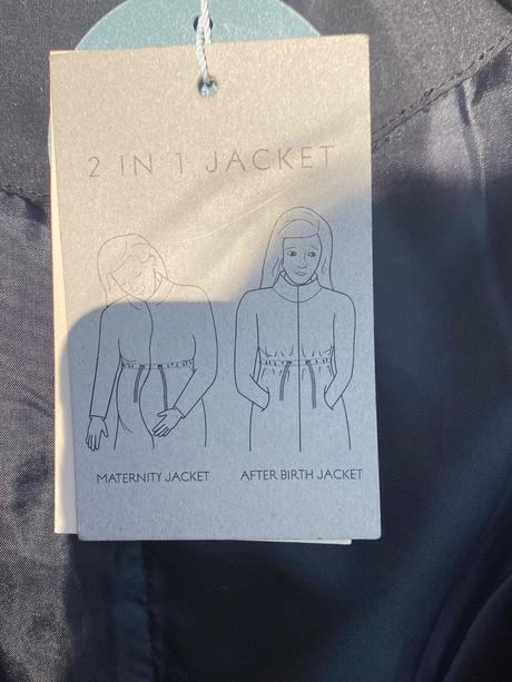 Tehotenská bunda parka mamalicious, s