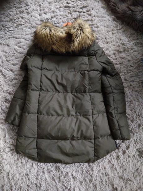Zimna rozsirena bunda olivovozelena, l