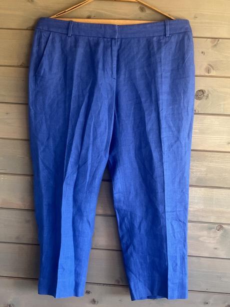 Dokonalé modré ľanové j.crew, l