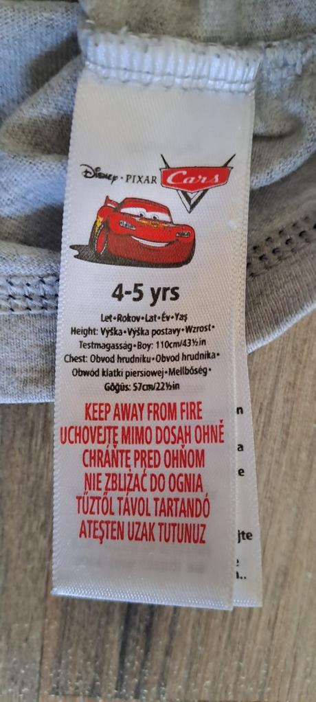 Tričká dlhý rukáv s potlačou,110-116 (mix-na doma), f&f,110