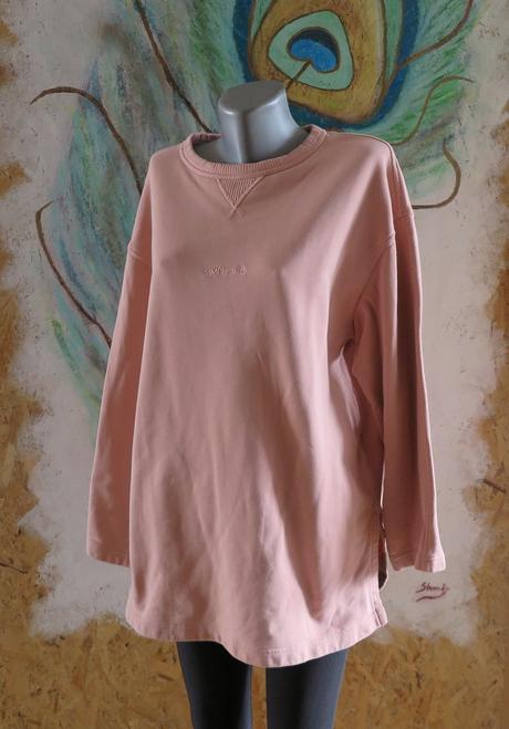 Oversize predĺžená dámska mikina, h&m,m