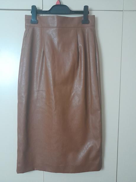 Koženková sukňa, h&m,36