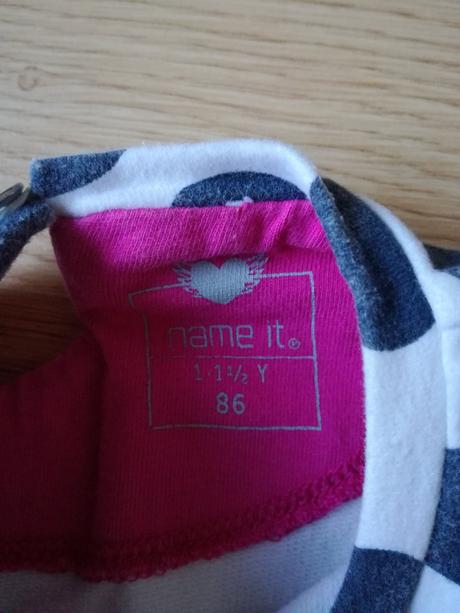 Šaty s legínami (takmer nenosené), name it,86