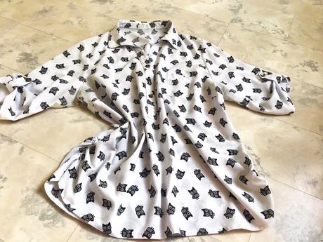 Ľahká blúzka so sovičkami, xxl