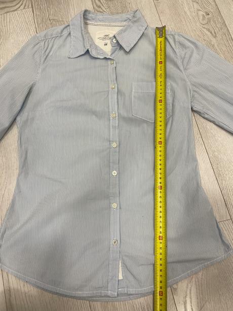 Pásikavá slim košeľa, h&m,36
