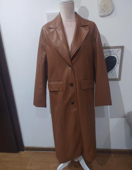 Koženkovy kabat, bershka,m