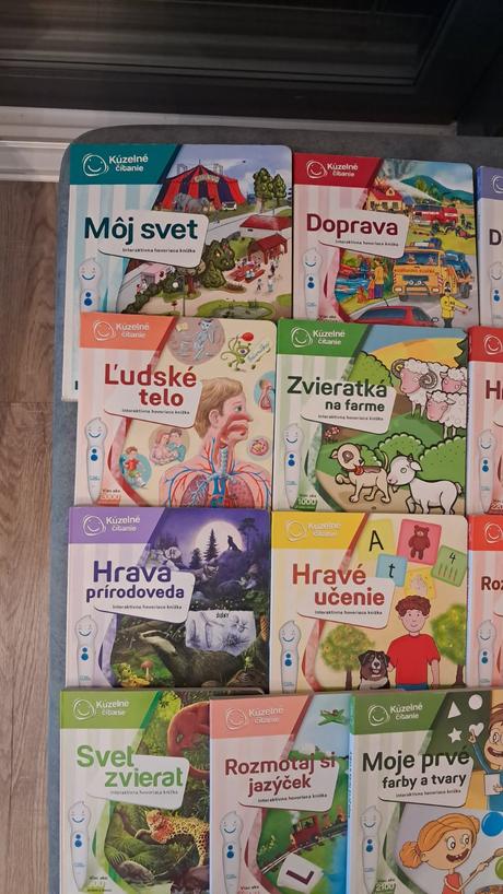 Albi knihy, kúzelné čítanie, doprava, dinosaury,