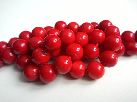 Červený koral 10 mm, 