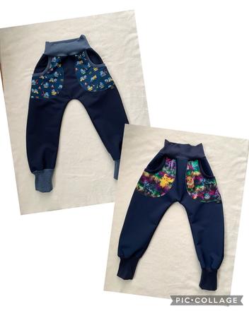 Softshelove nohavice, 62 - 128