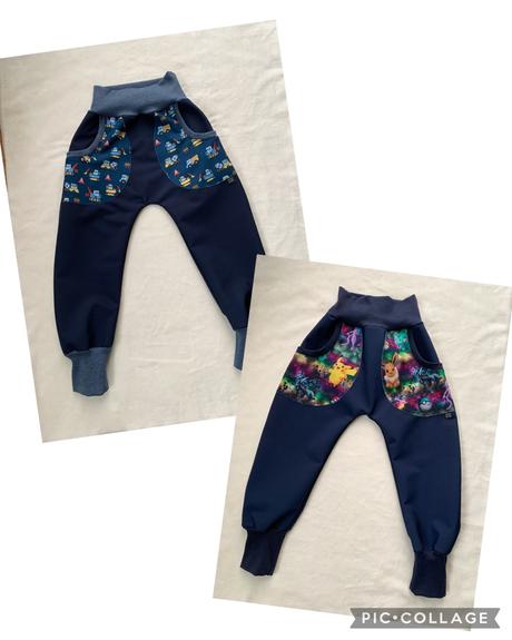 Softshelove nohavice, 62 - 128