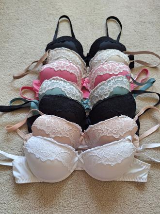 Vystužené podprsenky 7x, bonprix,75a