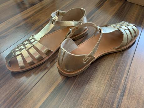Zlaté sandálky zara, zara,37