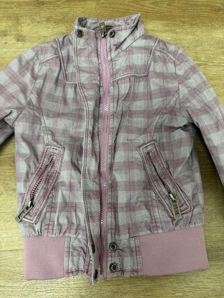 Kockovaná podšitá bundička, 116