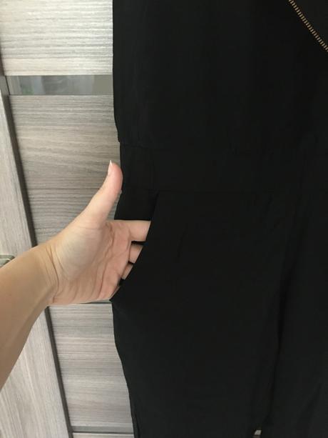 Nohavicový overal, promod,38