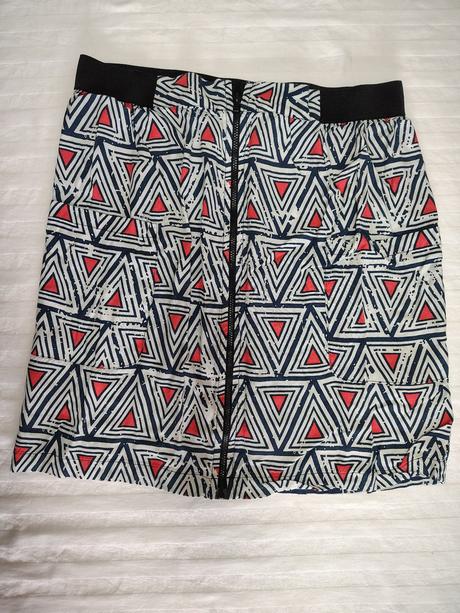 Dámska sukňa, geometrický vzor, limited, 12/m, marks & spencer,m
