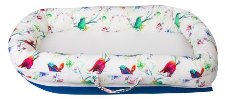 Ochranné hniezdo de lux "vtáčiky", šírka (cm): 50,dĺžka (cm): 90