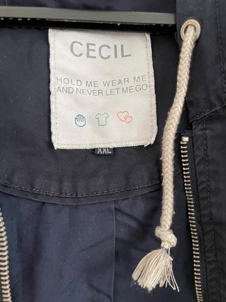 Krásna plátená bunda od cecil, xxl