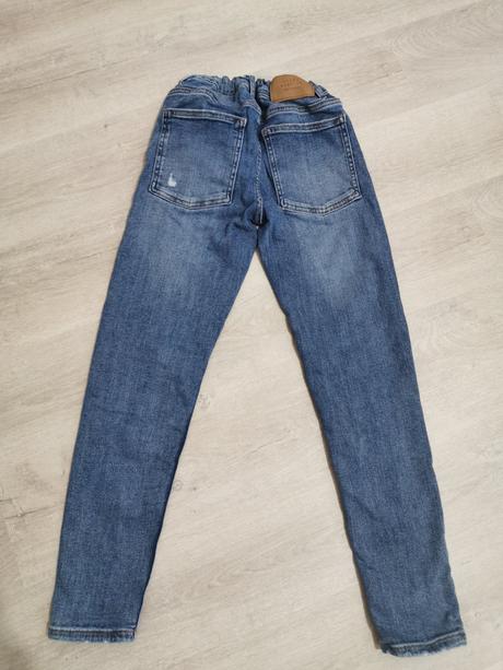 Elastické rifle zara málo nosené, zara,152