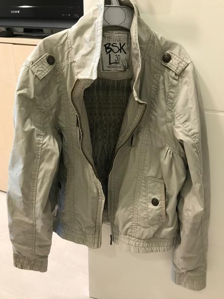 Bavlnena bunda, bershka,l